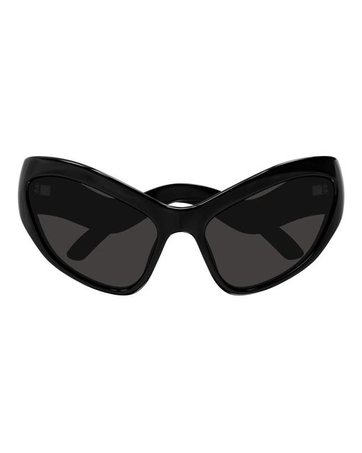 Gafas de sol cat-eye atrevidas primavera verano 2024 Balenciaga de color Black
