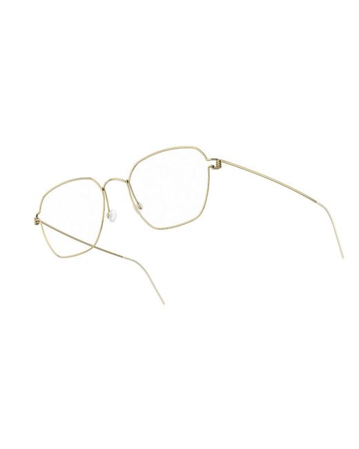 Glasses Lindberg de color Metallic