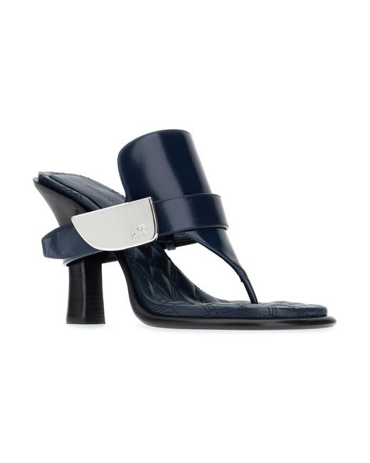 Burberry Blue Mules