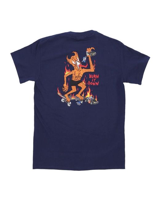 T-Shirts Thrasher de hombre de color Blue