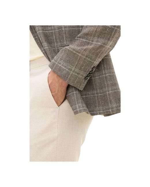 Oscar Jacobson Gray Blazers for men