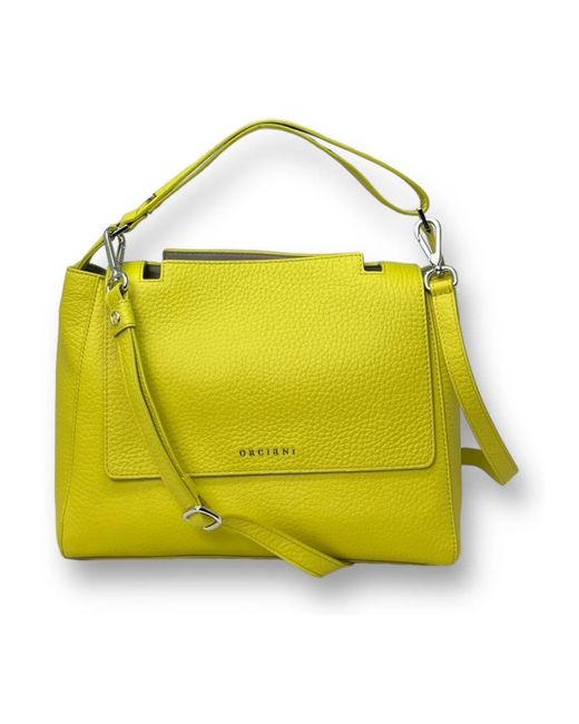 Orciani Yellow Shoulder Bags