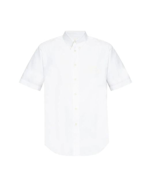 Givenchy White Short Sleeve Shirts for men