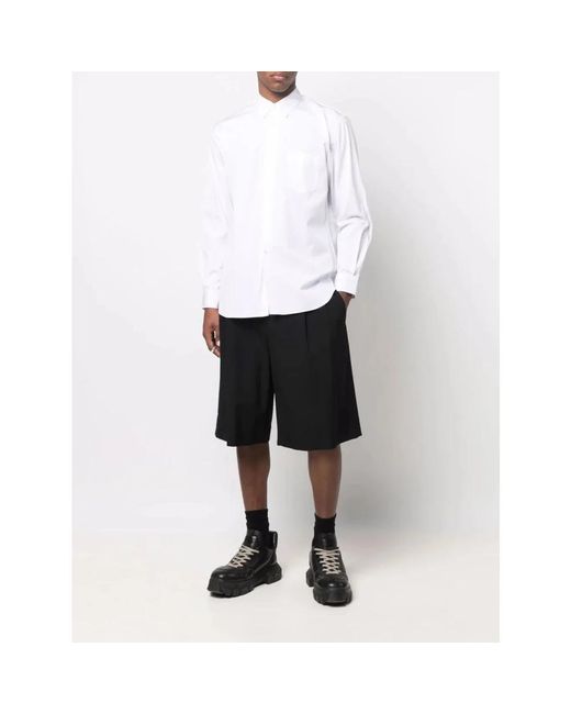 Comme des Garçons White Formal Shirts for men