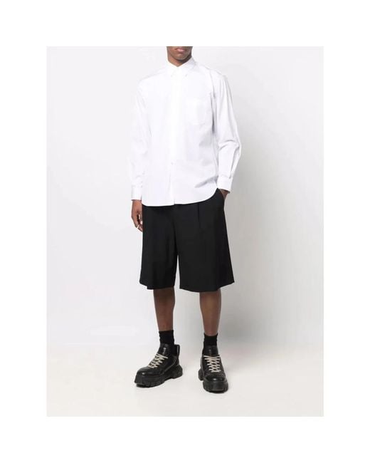 Comme des Garçons White Formal Shirts for men