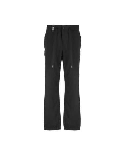 Versace Jeans Couture Black Wide Trousers for men