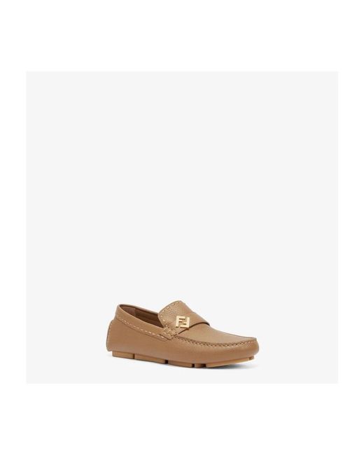 Fendi Natural Loafers for men