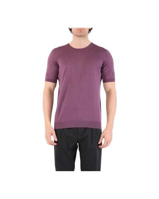 Tagliatore Purple T-Shirts for men