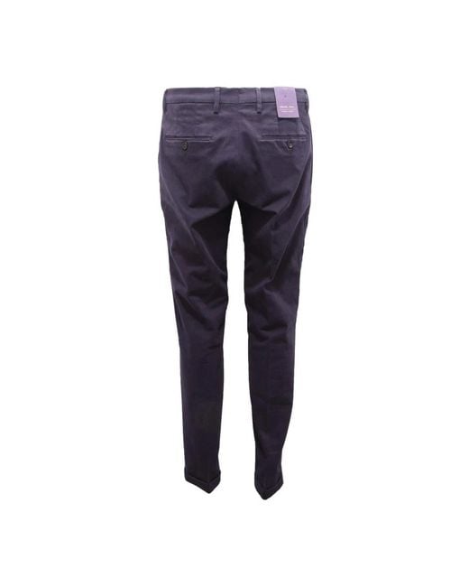 Michael Coal Blue Slim-Fit Trousers for men