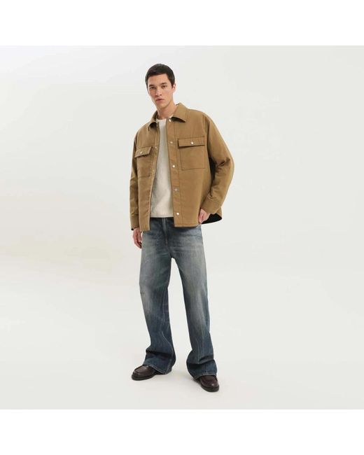 1989 STUDIO Brown Light Jackets for men