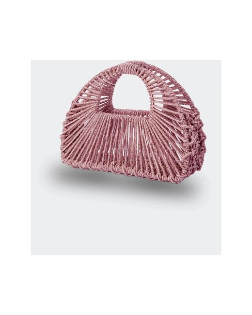 HIBOURAMA Purple Handbags