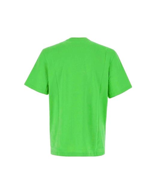MSGM Green T-Shirts for men