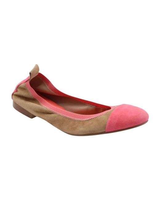 E mia Red Ballerina Shoes