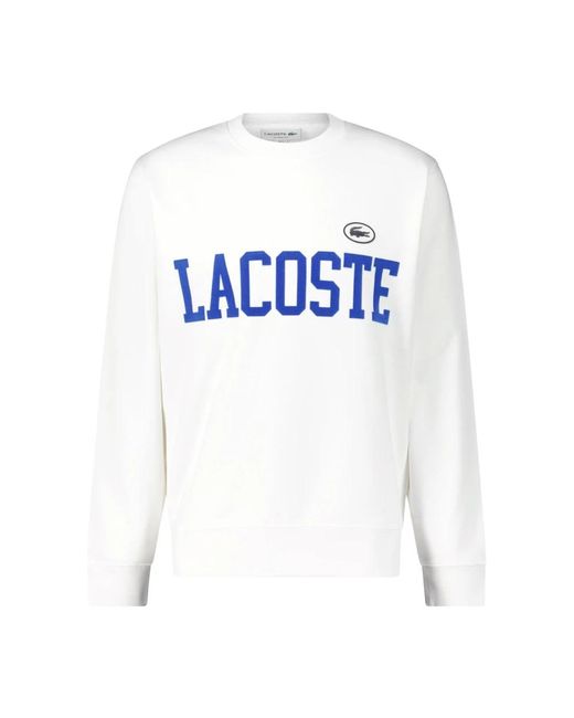Lacoste White Sweatshirts for men