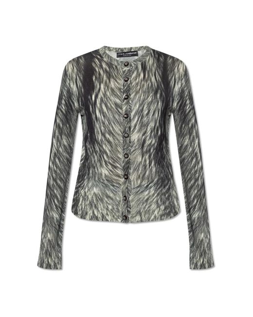 Cardigans di Dolce & Gabbana in Gray
