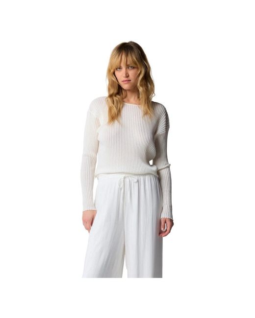 Round-Neck Knitwear Kocca en coloris White