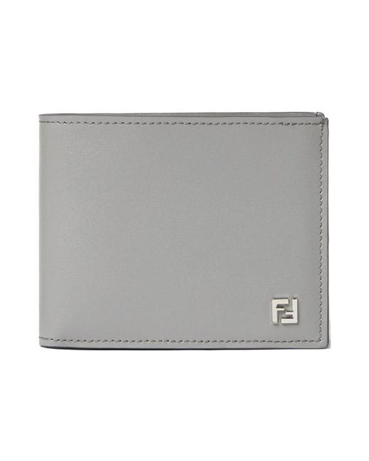 Fendi Squared Ff Wallet in Gray für Herren
