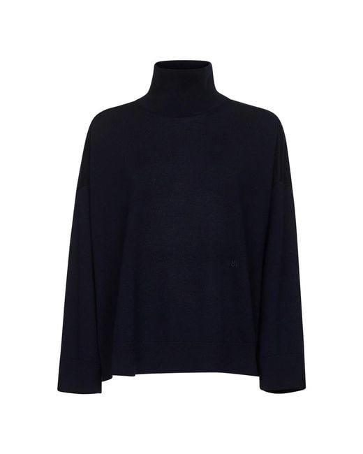 Bottega Veneta Blue Turtlenecks