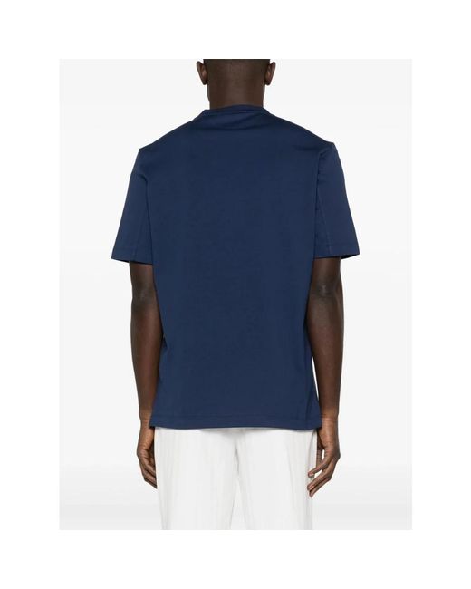Brunello Cucinelli Blue T-Shirts for men