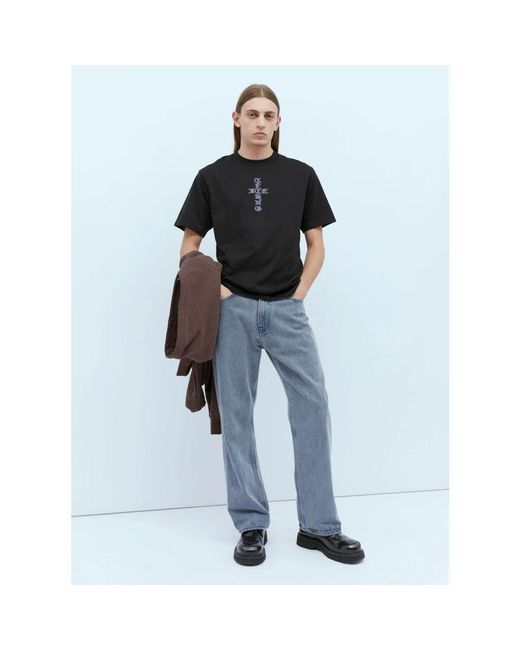 Ice & Techno Black T-Shirts for men