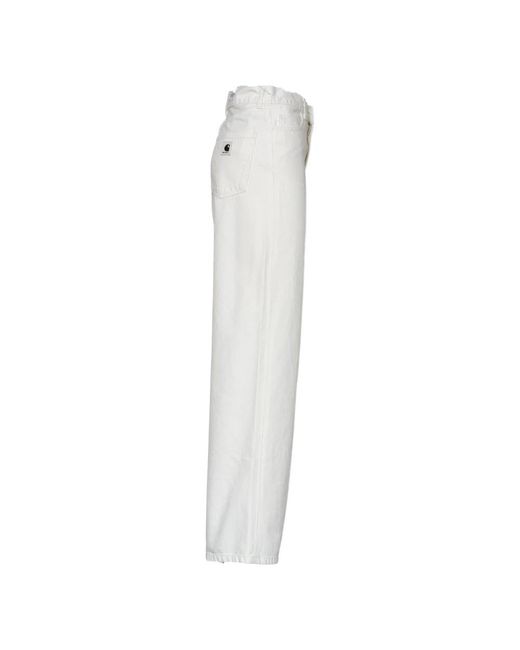 Carhartt White Wide Jeans