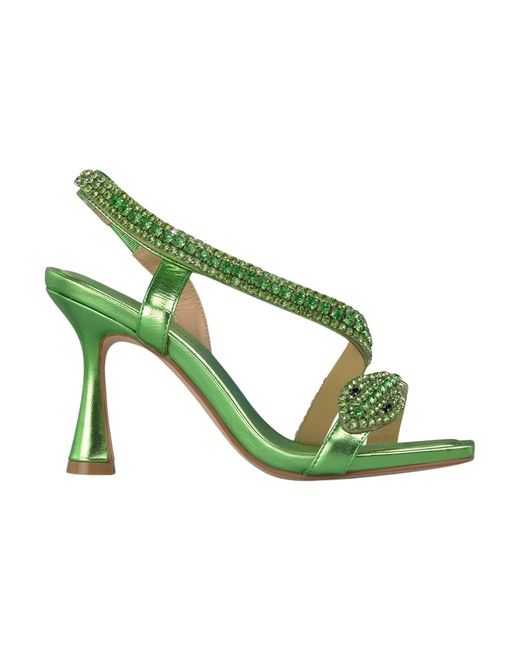 High Heel Sandals di Alma En Pena. in Green