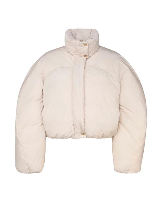 Jacquemus La Doudoune Donsjack in het Natural
