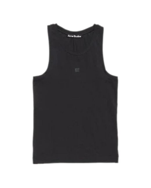 Acne Black Jersey Tanktop