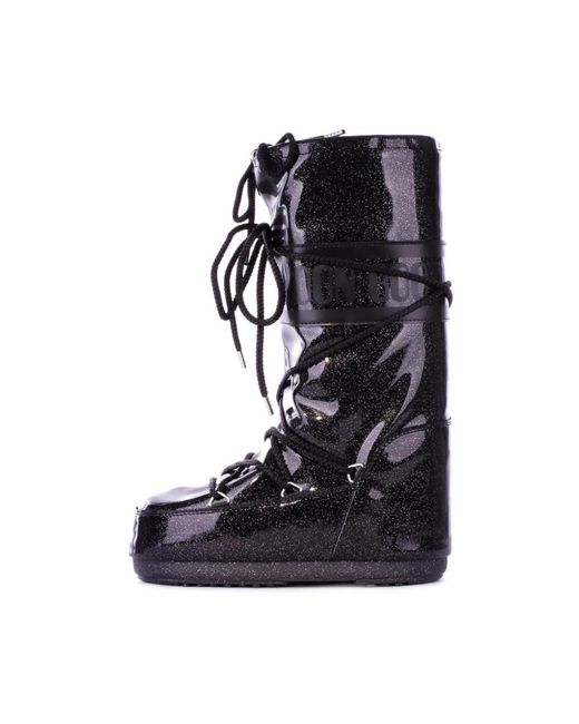 Moon Boot Mb Icon Glitter Boot in het Black