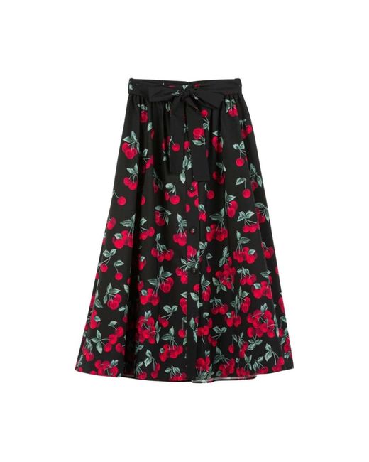 Twinset Red Maxi Skirts