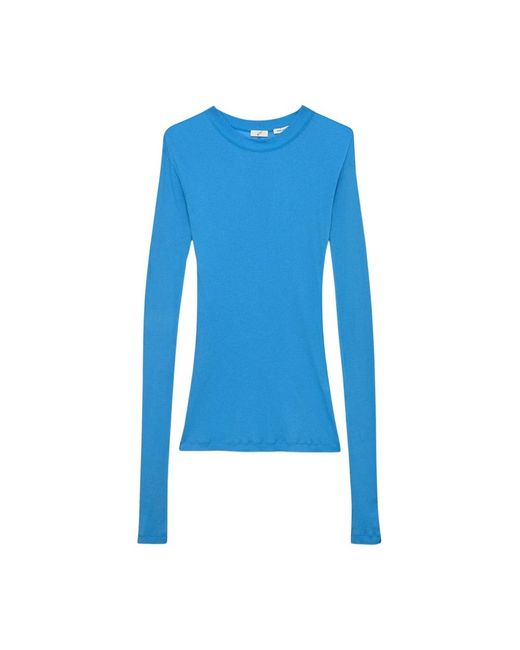 BITE STUDIOS Blue Langarm-Jersey