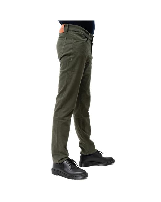 Jeckerson Green Slim-Fit Trousers for men