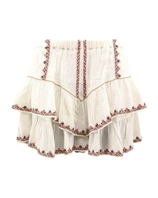 Isabel Marant Natural Short Skirts