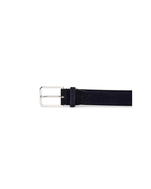 Santoni Blue Belts for men