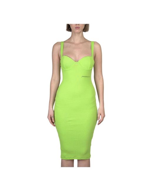 hinnominate Green Rippstrick langkleid in mela