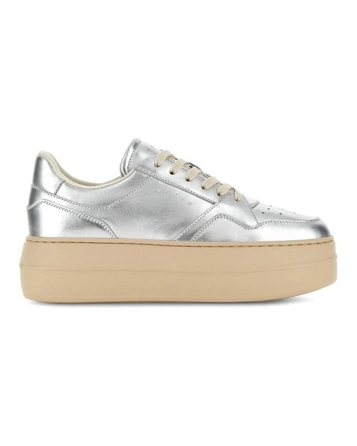 Sneakers skyscraper argento di Hogan in White