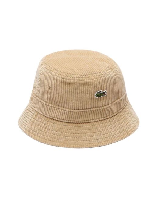 Lacoste Natural Hats for men