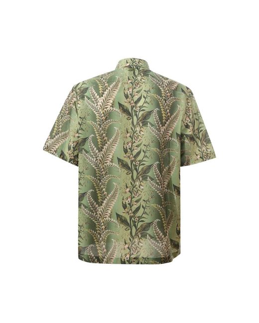 Etro Green Short Sleeve Shirts for men