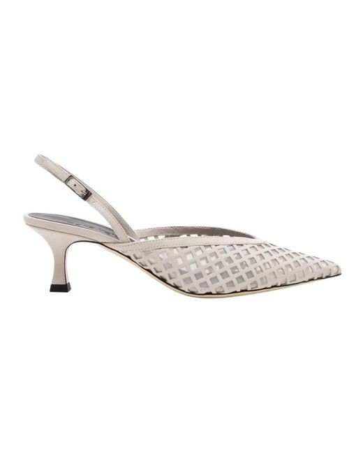 Parallèle Lucky Slingback in het White