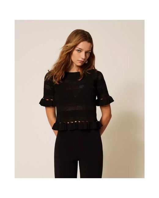 Twinset Black Blouses