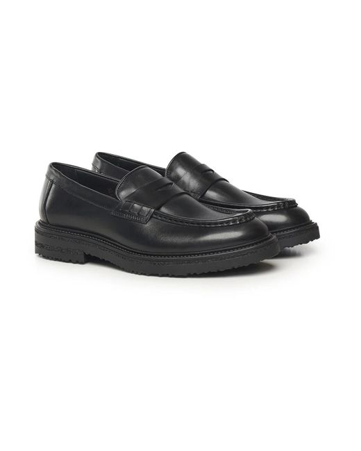 Sturlini Flache Mokassins Schuhe in Black für Herren