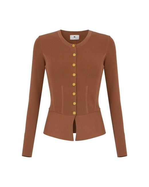 Cardigans di Elisabetta Franchi in Brown