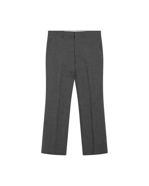 Prada Gray Slim-Fit Trousers for men
