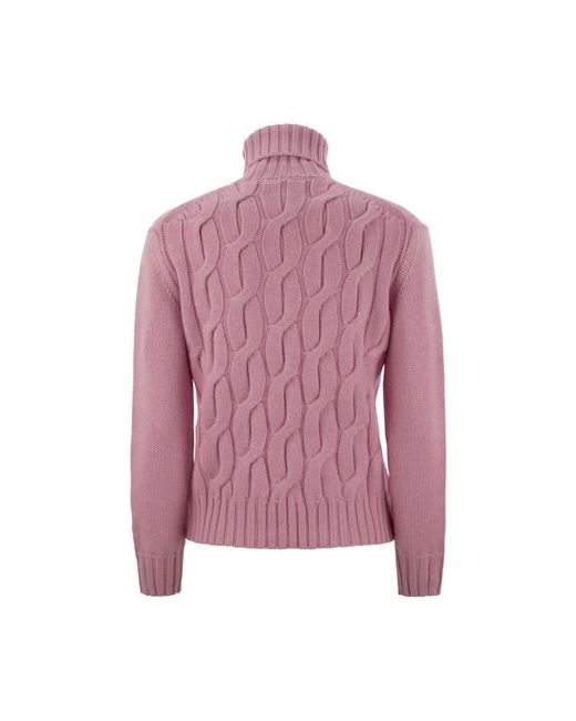 Mc2 Saint Barth Purple Turtlenecks