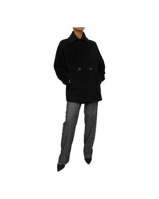 Max Mara Cappotto in het Black
