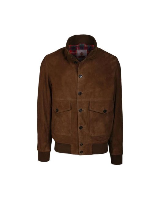 Baracuta Brown Leather Jackets for men