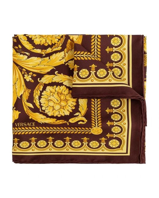Versace Metallic Silky Scarves for men
