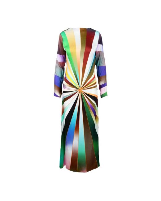 Siedres Kleedjes ,Veelkleurig ,Jurk Vrouw in het Multicolor