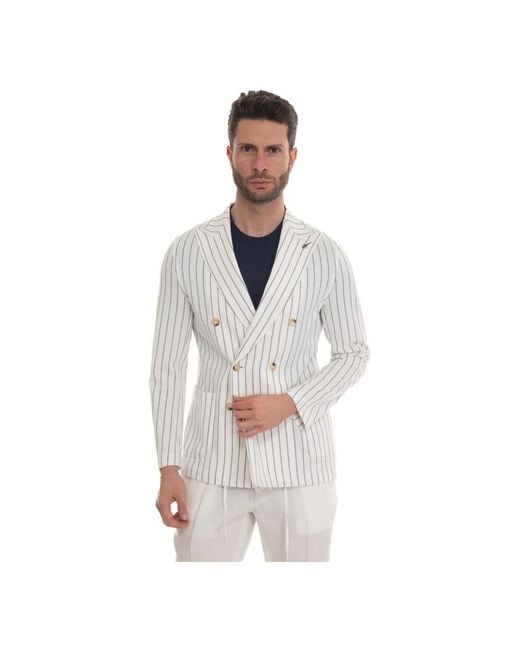 Paoloni Gray Blazers for men