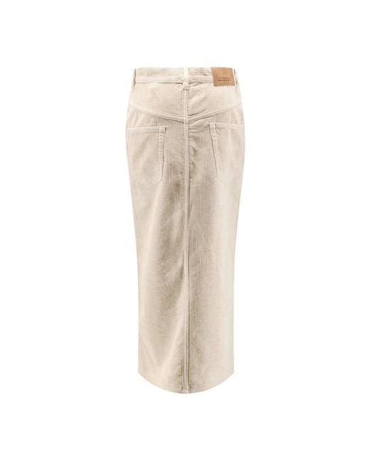 Isabel Marant Natural Midi Skirts